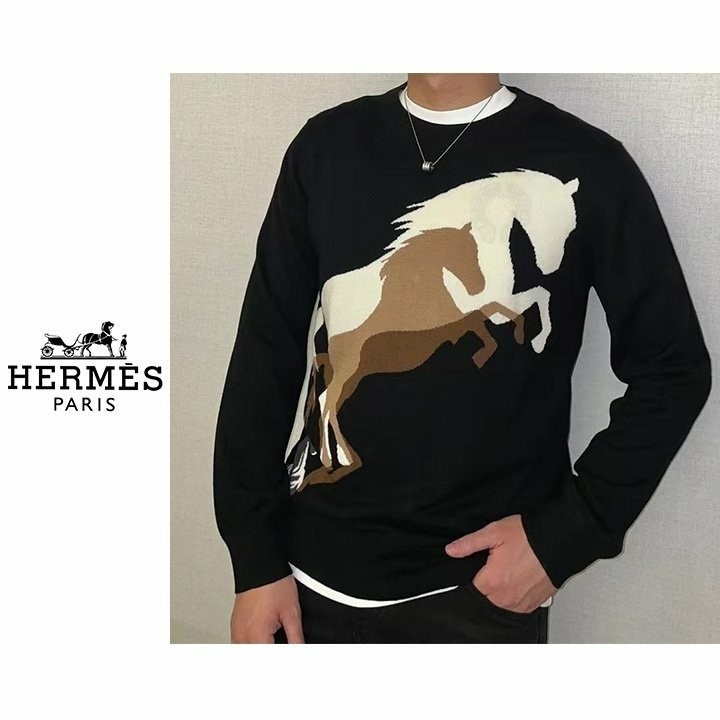 HERMES 라운드 니트 NO075 (국내배송)