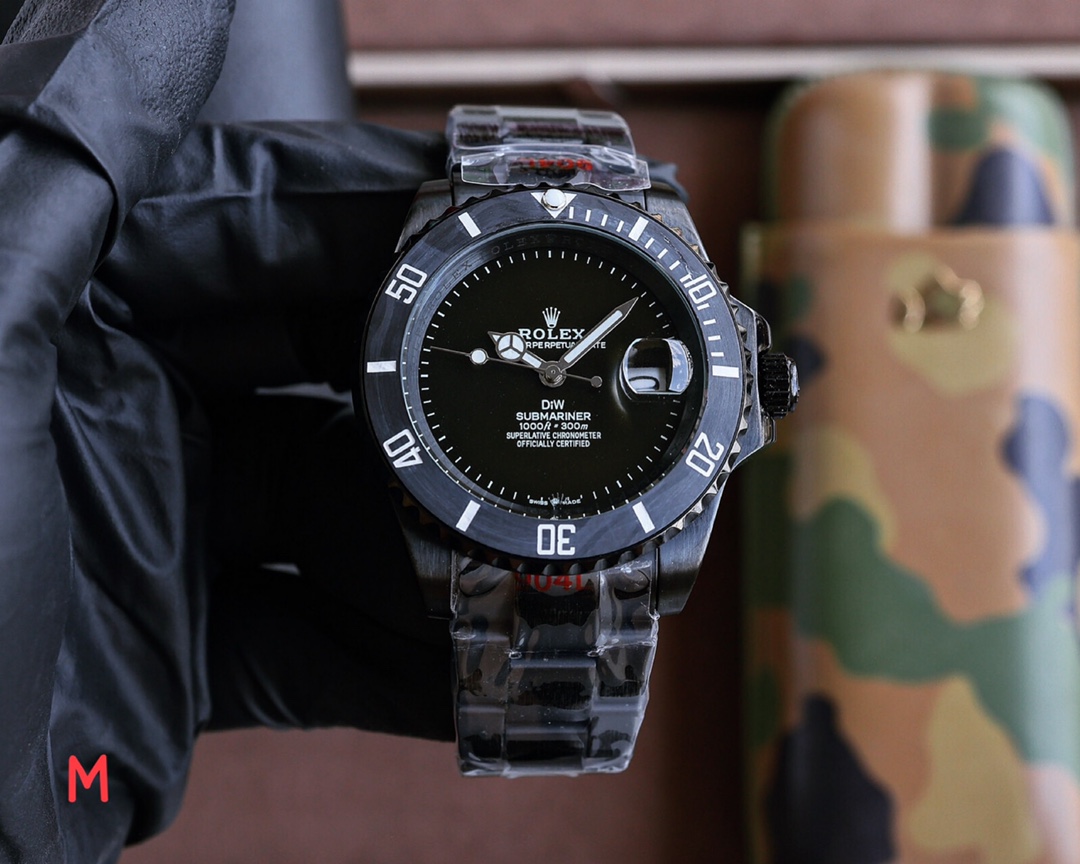ROLEX 고스트 시리즈, 자동 기계식 ,스테인리스 스틸 사이즈 40mm , 스트랩 오리지널 버클